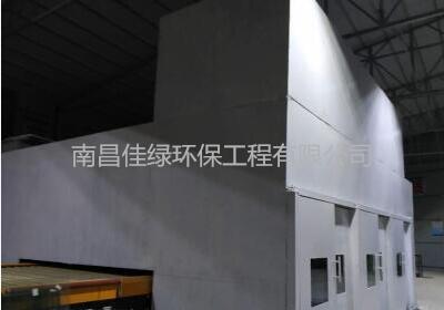 湖南益陽梅城玻璃鋼化爐噪聲治理工程 湖南益陽梅城玻璃鋼化爐噪聲治理工程